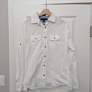 Tommy Hilfiger Trim Fit White Button down shirt